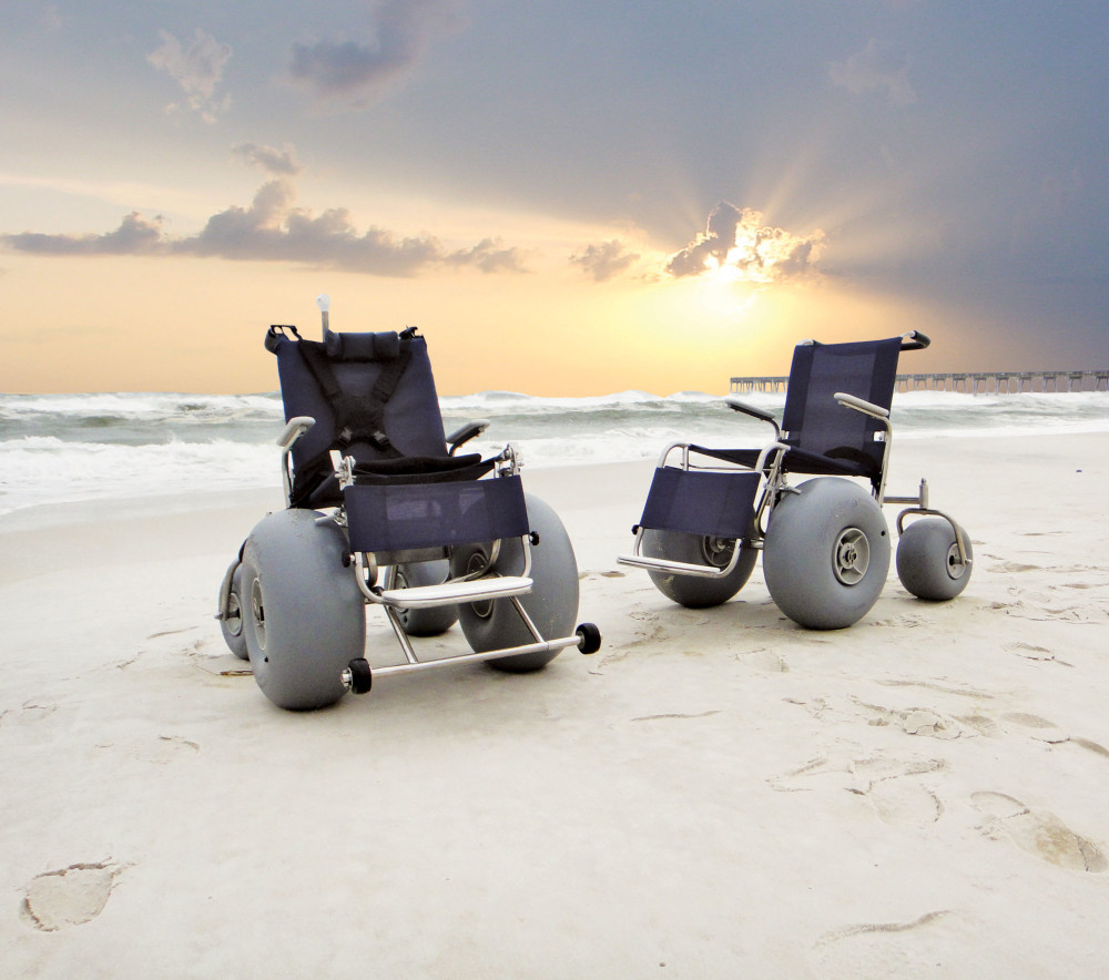 beach chair with wheels