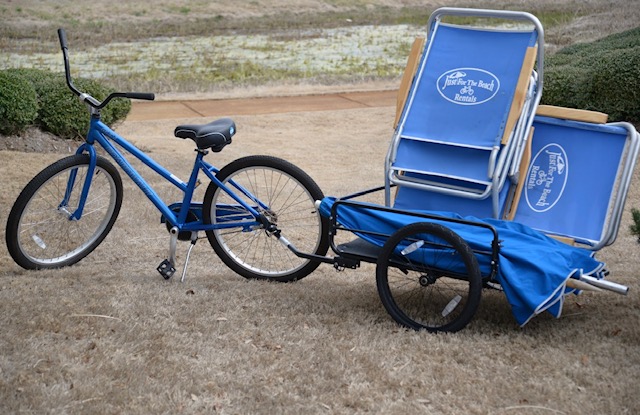 bike beach cart